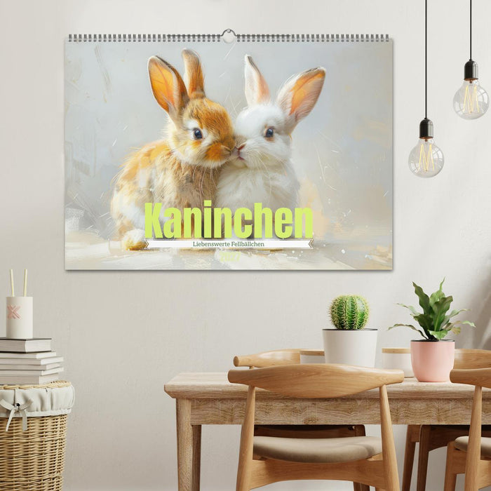 Kaninchen - Liebenswerte Fellbällchen (CALVENDO Wandkalender 2027)