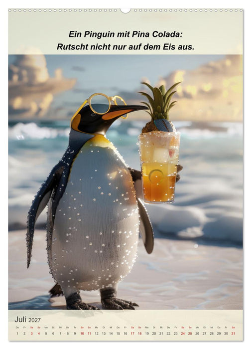 Tierisch lustige Trinkgenossen (CALVENDO Premium Wandkalender 2027)