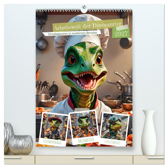 Arbeitswelt der Dinosaurier (CALVENDO Premium Wandkalender 2027)