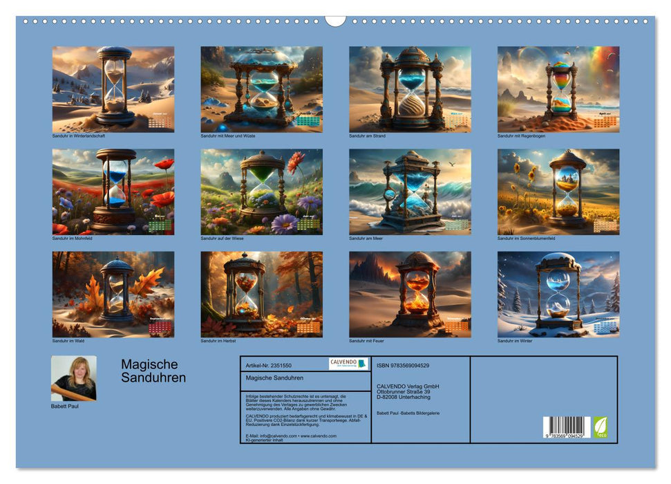 Magische Sanduhren (CALVENDO Wandkalender 2027)