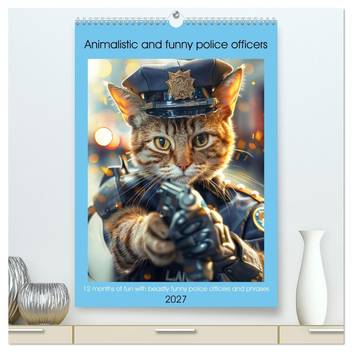 Animalistic and funny police officers (CALVENDO Premium-Calendar 2027)