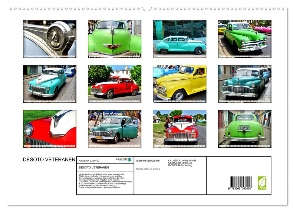 DESOTO VETERANEN (CALVENDO Premium Wandkalender 2027)