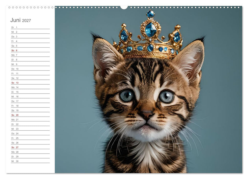 Herzenskönige - KI Geburtstagskalender für unsere Bediensteten (CALVENDO Wandkalender 2027)