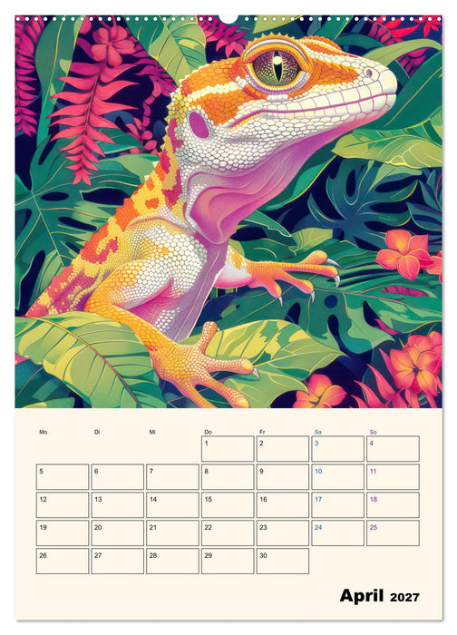 Dschungeltiere - Einzigartige Faszination (CALVENDO Wandkalender 2027)