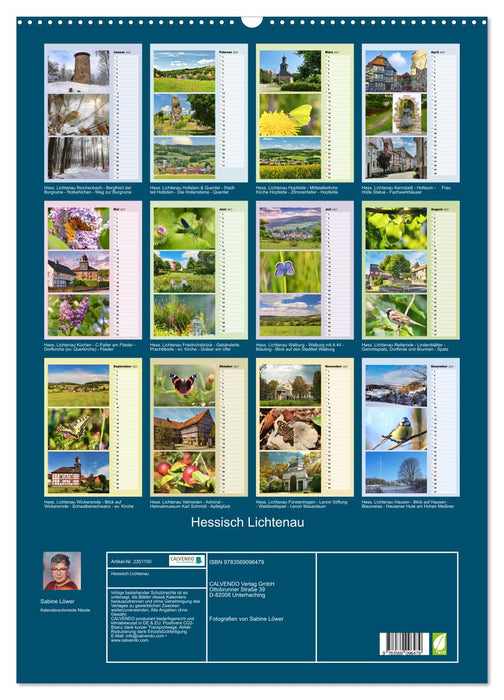 Hessisch Lichtenau (CALVENDO Wandkalender 2027)