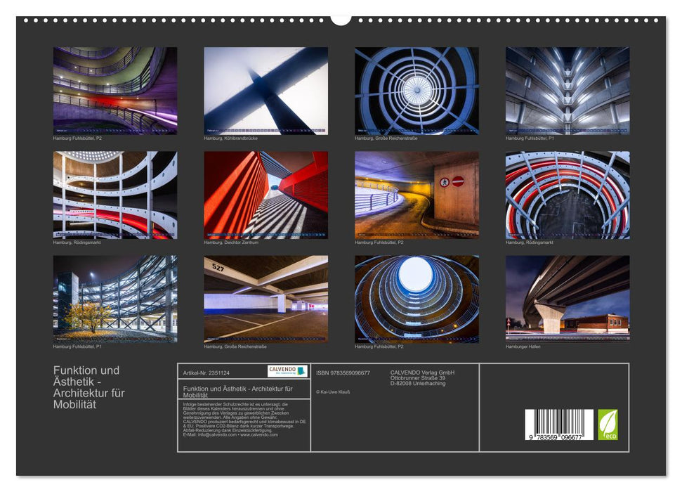 Funktion und Ästhetik - Architektur für Mobilität (CALVENDO Premium Wandkalender 2027)