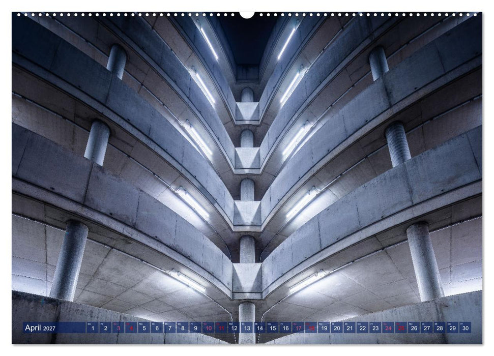 Funktion und Ästhetik - Architektur für Mobilität (CALVENDO Premium Wandkalender 2027)