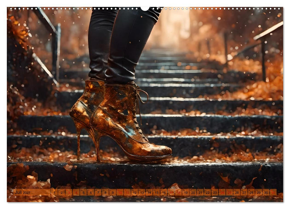 High Heels in Szene gesetzt (CALVENDO Premium Wandkalender 2027)