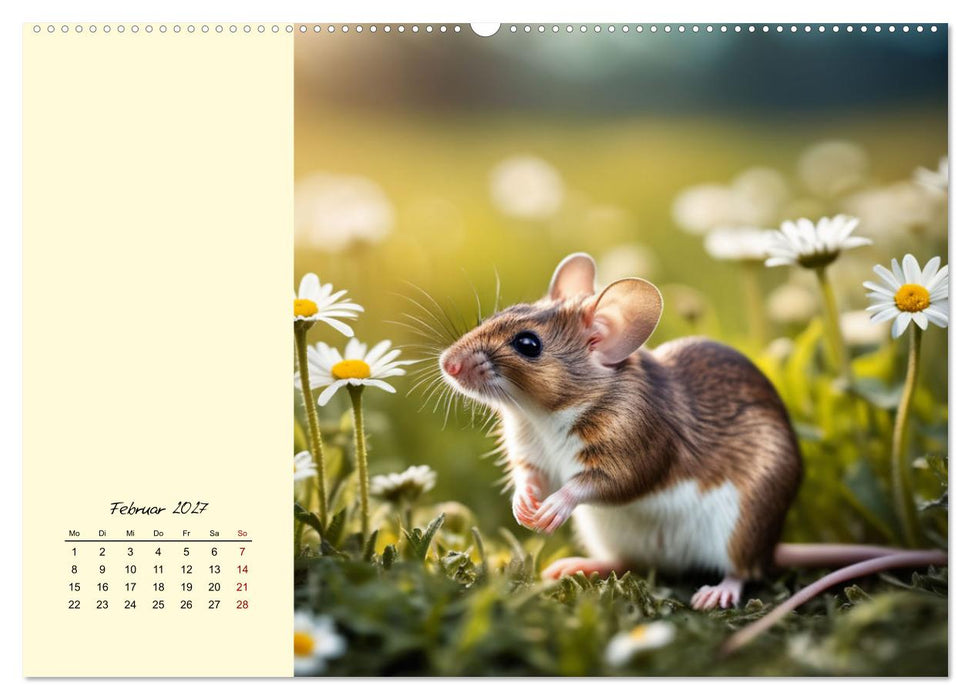 Goldige Mäuse im Grünen (CALVENDO Wandkalender 2027)