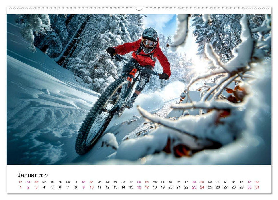 Mountainbike Erlebnisse (CALVENDO Premium Wandkalender 2027)