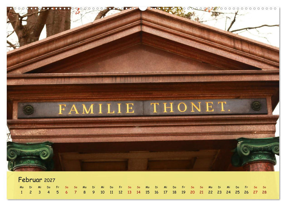 Am Zentralfriedhof in Wien (CALVENDO Wandkalender 2027)