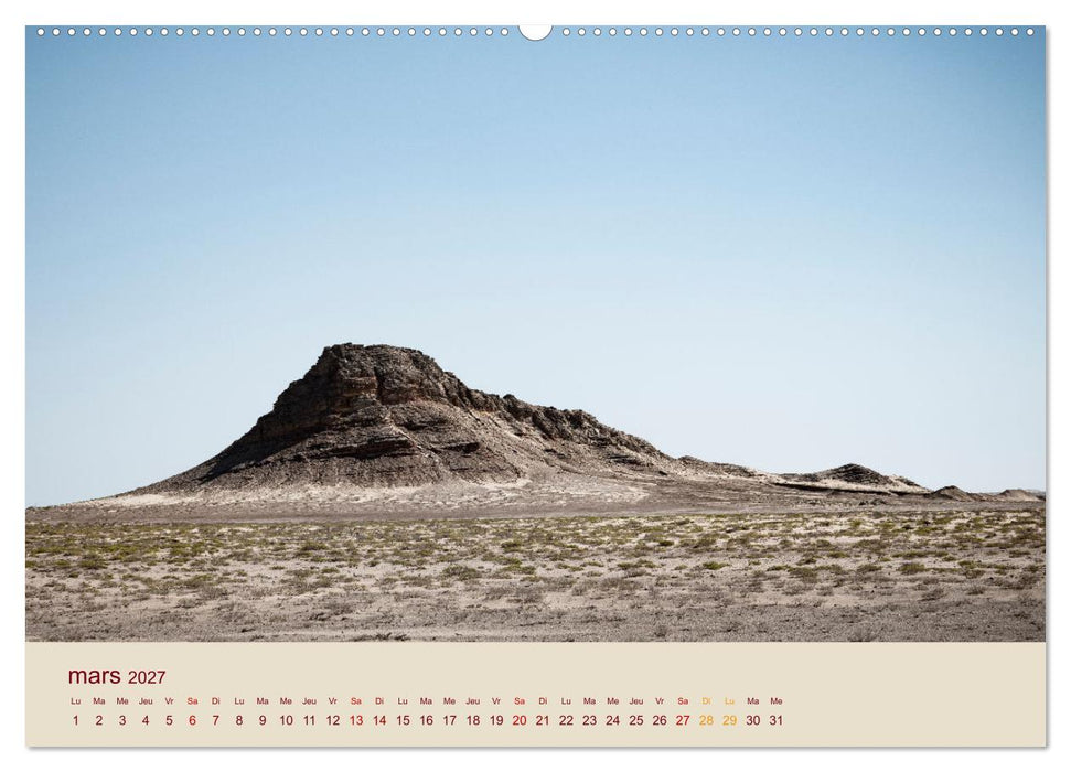Entre pierres et sable (CALVENDO Calendrier mensuel 2027)