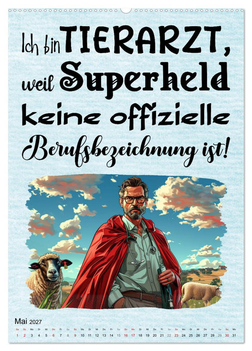 Tierarztsprüche (CALVENDO Premium Wandkalender 2027)
