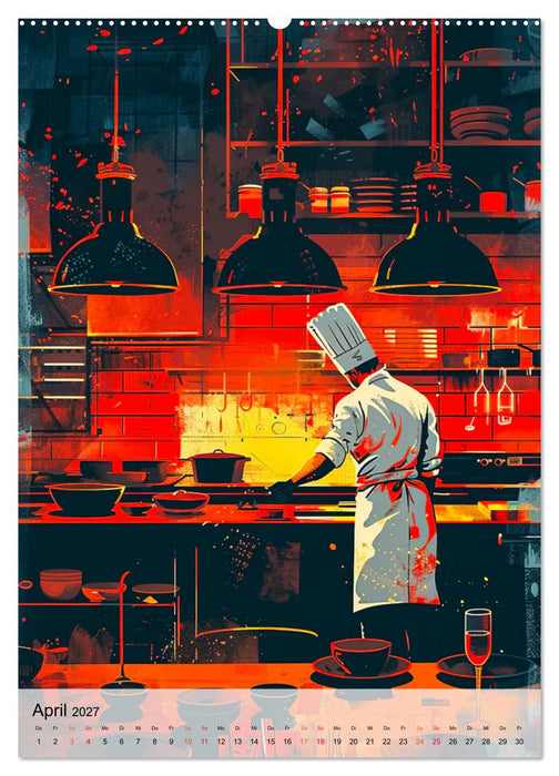 Chef de Cuisine - Mein Traumberuf Koch (CALVENDO Premium Wandkalender 2027)