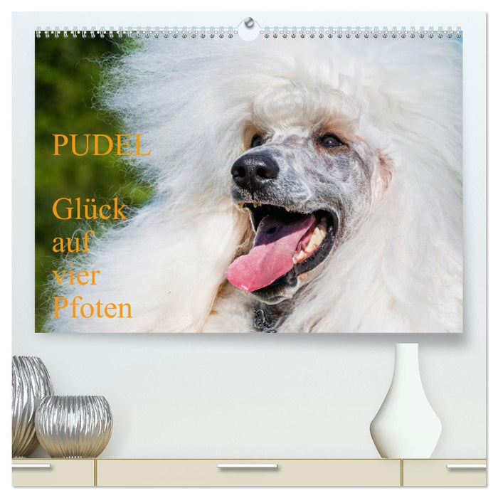 Pudel - Glück auf vier Pfoten (CALVENDO Premium Wandkalender 2027)