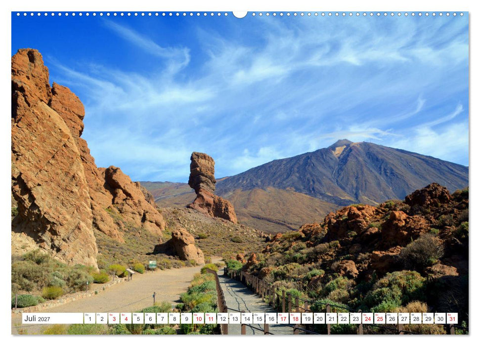 Teneriffa - Insel der Glückseligen (CALVENDO Premium Wandkalender 2027)