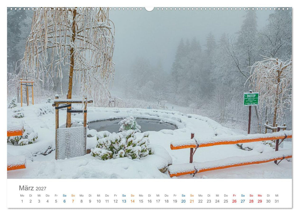 Oberhof - Urlaubsparadies am Rennsteig (CALVENDO Wandkalender 2027)