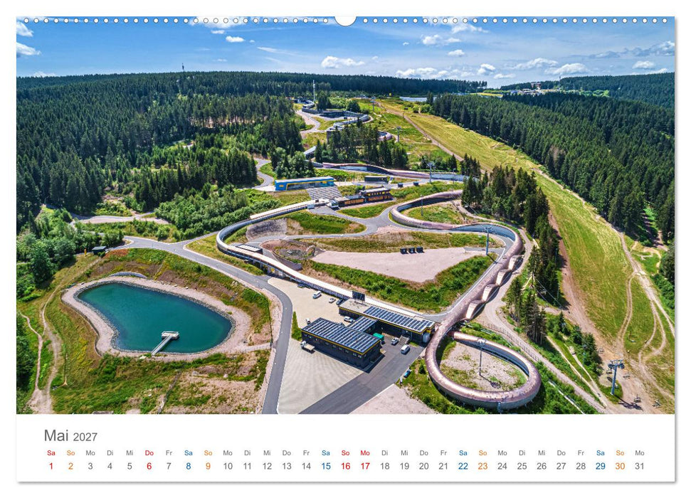 Oberhof - Urlaubsparadies am Rennsteig (CALVENDO Wandkalender 2027)