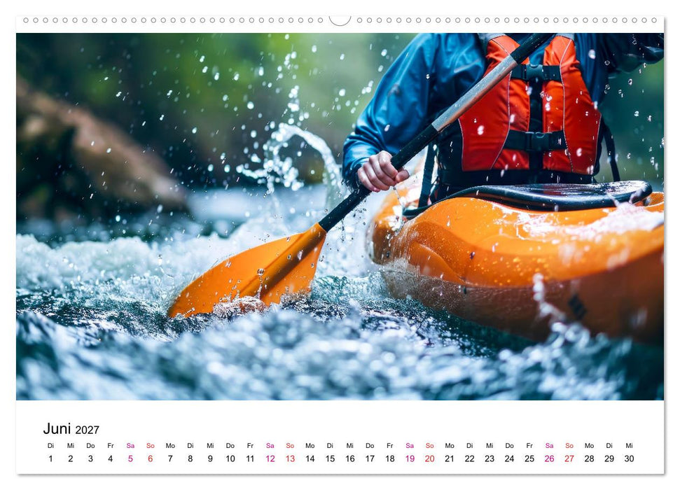 Kajak Erlebnisse (CALVENDO Premium Wandkalender 2027)