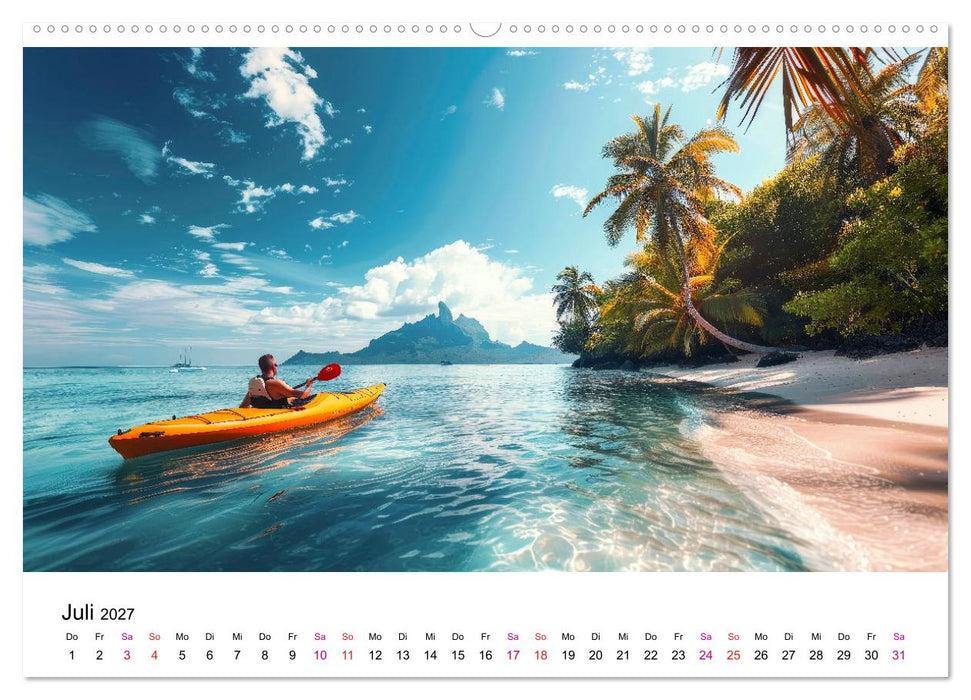 Kajak Erlebnisse (CALVENDO Premium Wandkalender 2027)