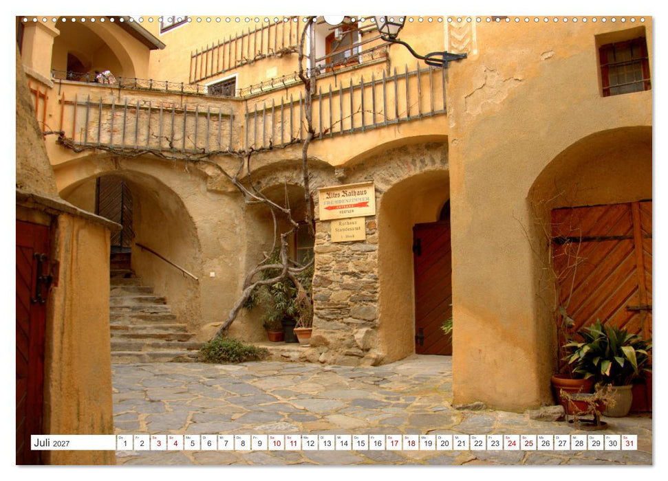 Melk und Dürnstein, zwei malerische Städtchen in der Wachau (CALVENDO Premium Wandkalender 2027)