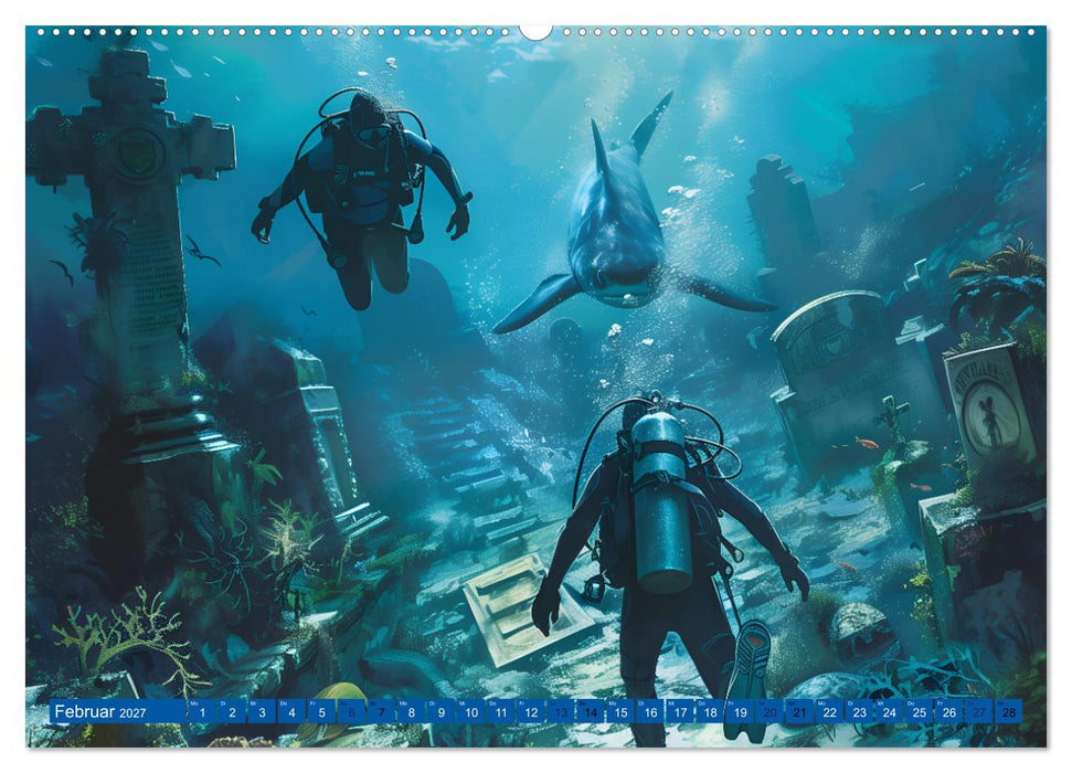 Erlebe mit mir verzaubernde Unterwasserwelten Tauchen (CALVENDO Wandkalender 2027)