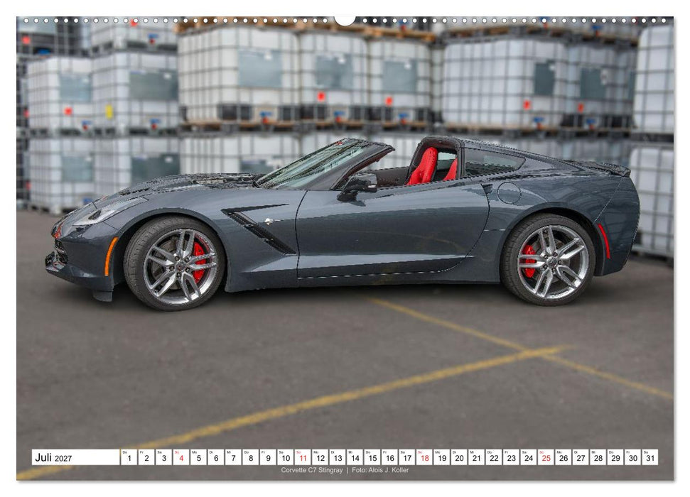 Corvette - Die US Ikone 2027 (CALVENDO Premium Wandkalender 2027)