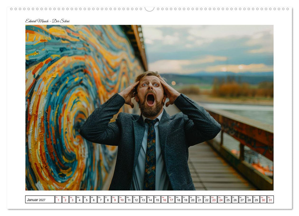 Alte Meister auf Zeitreise (CALVENDO Wandkalender 2027)