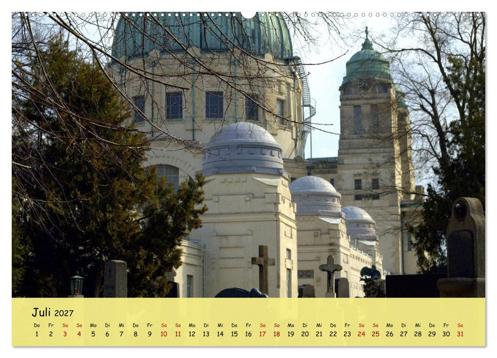 Am Zentralfriedhof in Wien (CALVENDO Premium Wandkalender 2027)