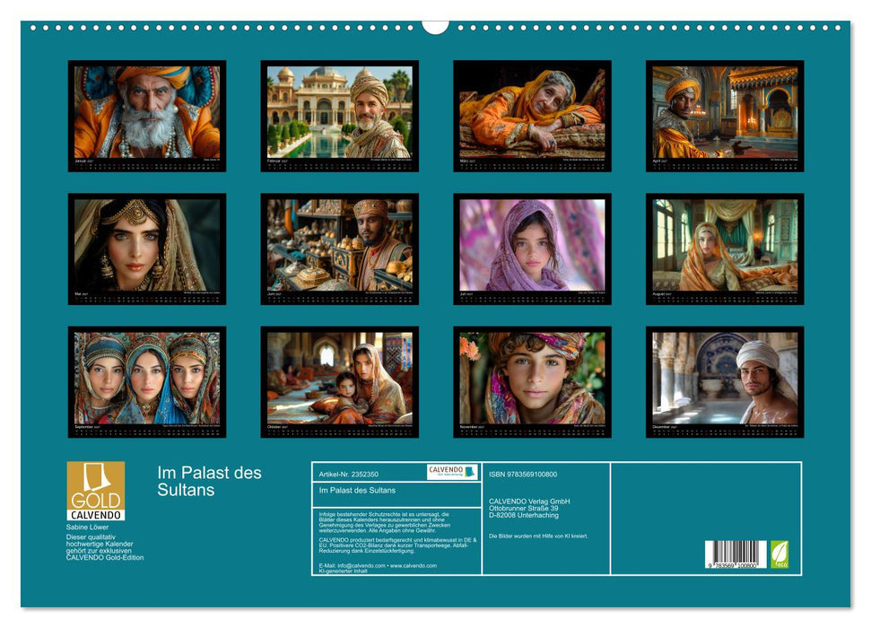 Im Palast des Sultans (CALVENDO Wandkalender 2027)