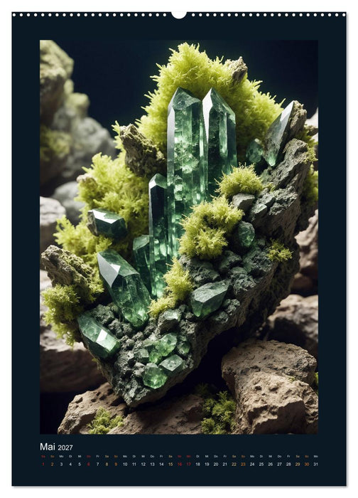 Fantastische Mineralien - Geheimnisvolle Schätze (CALVENDO Premium Wandkalender 2027)