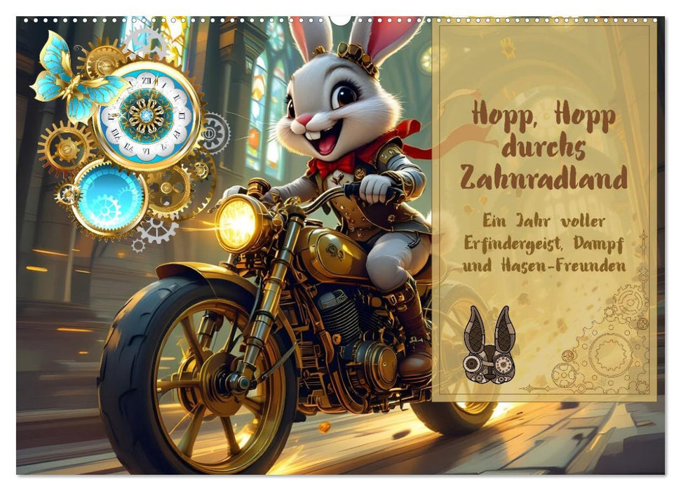 Hopp, Hopp durchs Zahnradland (CALVENDO Wandkalender 2027)