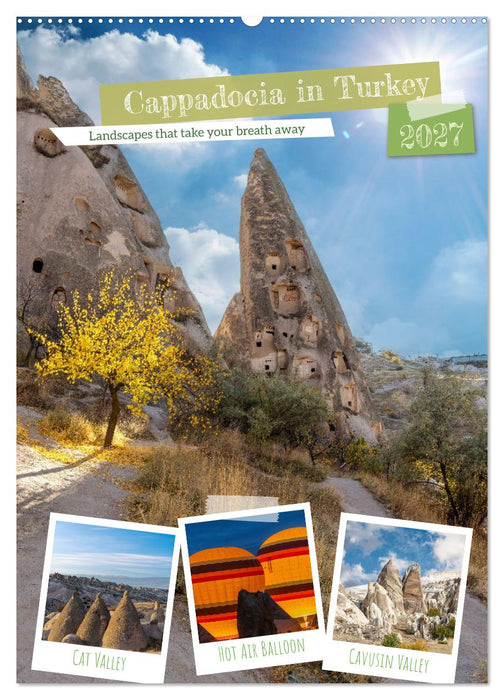 Cappadocia in Turkey (CALVENDO Monthly Calendar 2027)