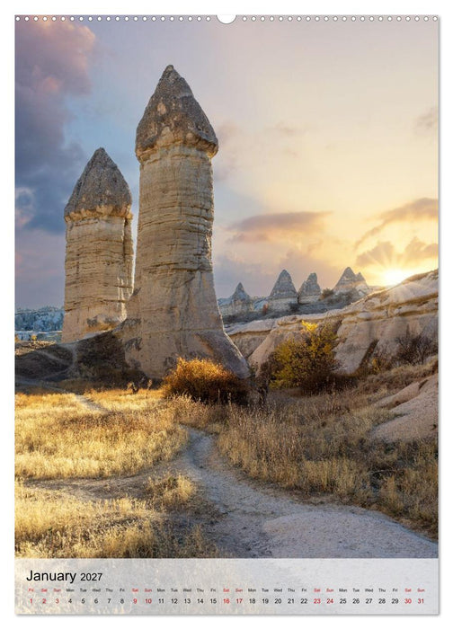 Cappadocia in Turkey (CALVENDO Monthly Calendar 2027)