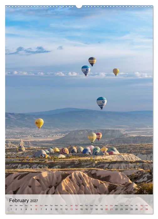 Cappadocia in Turkey (CALVENDO Monthly Calendar 2027)