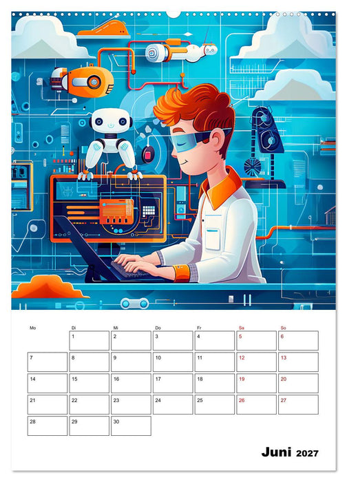 Traumjobs von Morgen - Der Zukunfts-Planer für große Träume (CALVENDO Premium Wandkalender 2027)