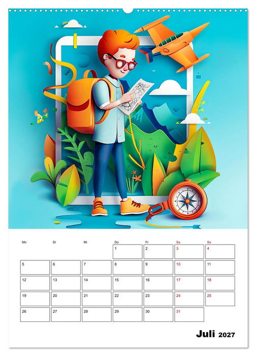 Traumjobs von Morgen - Der Zukunfts-Planer für große Träume (CALVENDO Premium Wandkalender 2027)
