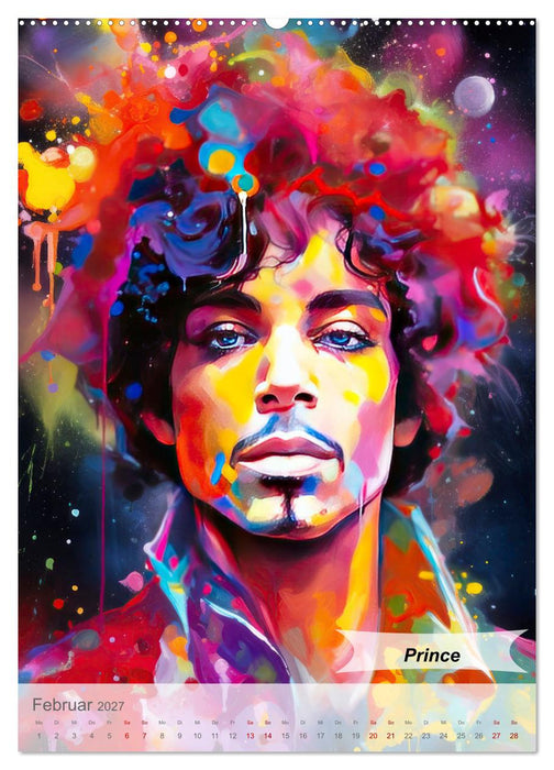 POP Legenden in Pop-Art (CALVENDO Premium Wandkalender 2027)