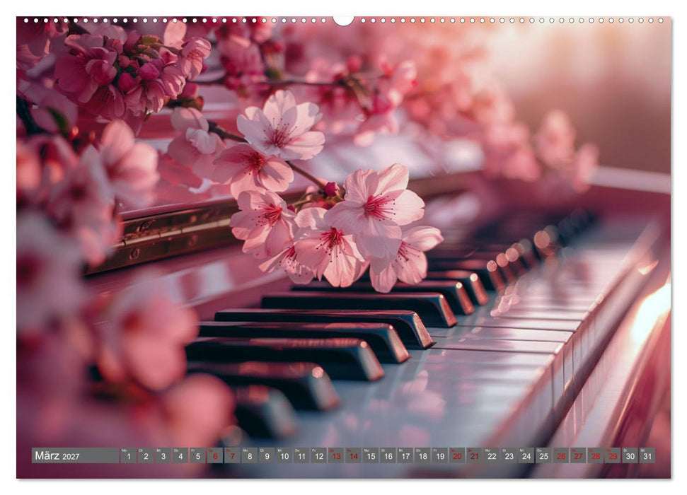 Träume aus Piano, Klavier und Flügel (CALVENDO Wandkalender 2027)