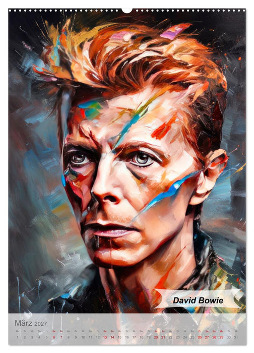 POP Legenden in Pop-Art (CALVENDO Wandkalender 2027)