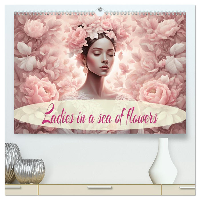 Ladies in a sea of flowers (CALVENDO Premium-Calendar 2027)