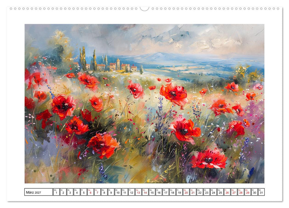 Toskana bis Provence (CALVENDO Premium Wandkalender 2027)