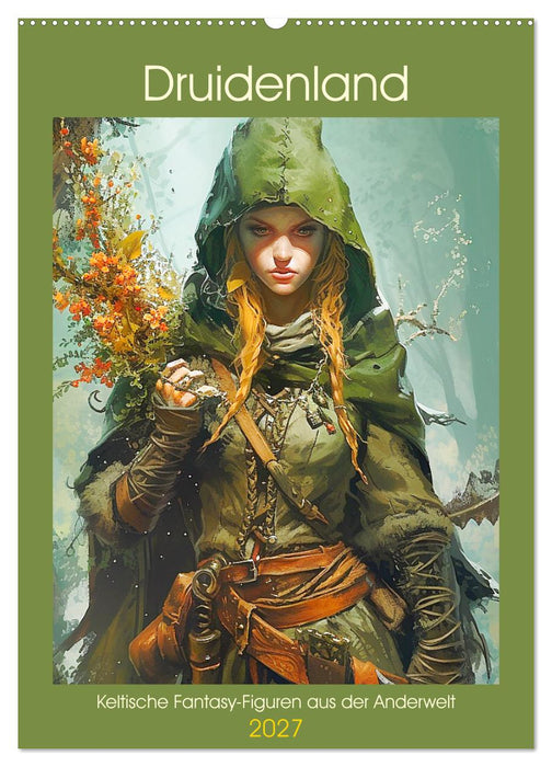 Druidenland. Keltische Fantasy-Figuren aus der Anderwelt (CALVENDO Wandkalender 2027)