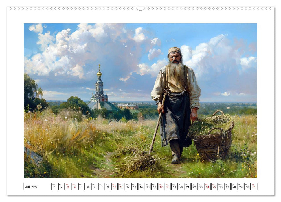 Reise mit der ostslawischen Seele (CALVENDO Premium Wandkalender 2027)