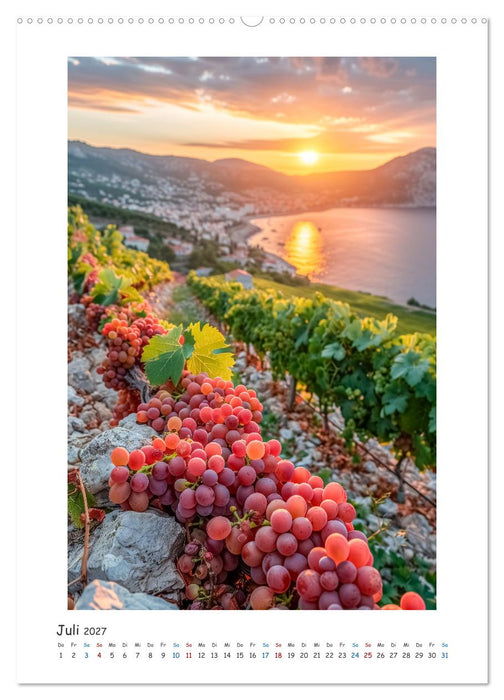Ode an den Wein (CALVENDO Premium Wandkalender 2027)