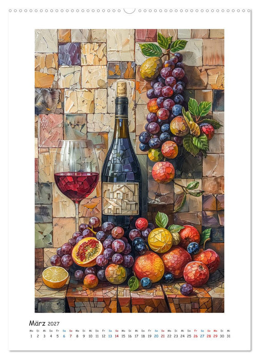 Ode an den Wein (CALVENDO Wandkalender 2027)