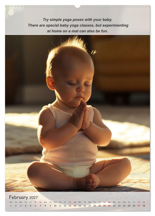 No more boredom for your baby (CALVENDO Premium-Calendar 2027)