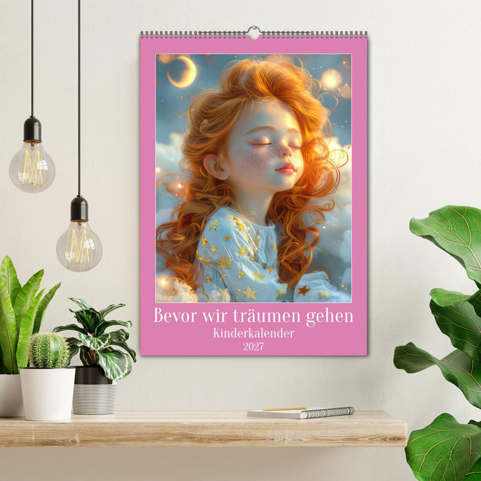 Bevor wir träumen gehen - Kinderkalender (CALVENDO Wandkalender 2027)