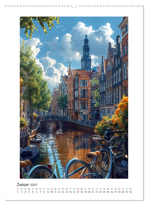Städtereise durch Europa (CALVENDO Wandkalender 2027)