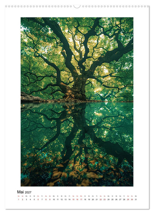 Spiegelungen - Reflektierte Schönheiten der Natur (CALVENDO Premium Wandkalender 2027)